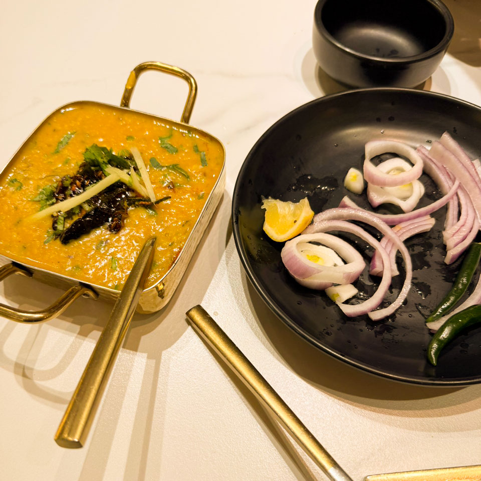 香港のレストランの料理