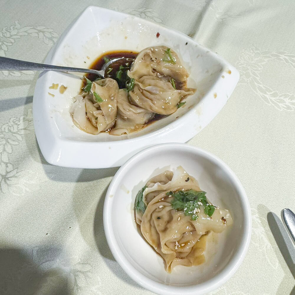 香港のベジタリアン料理店の料理