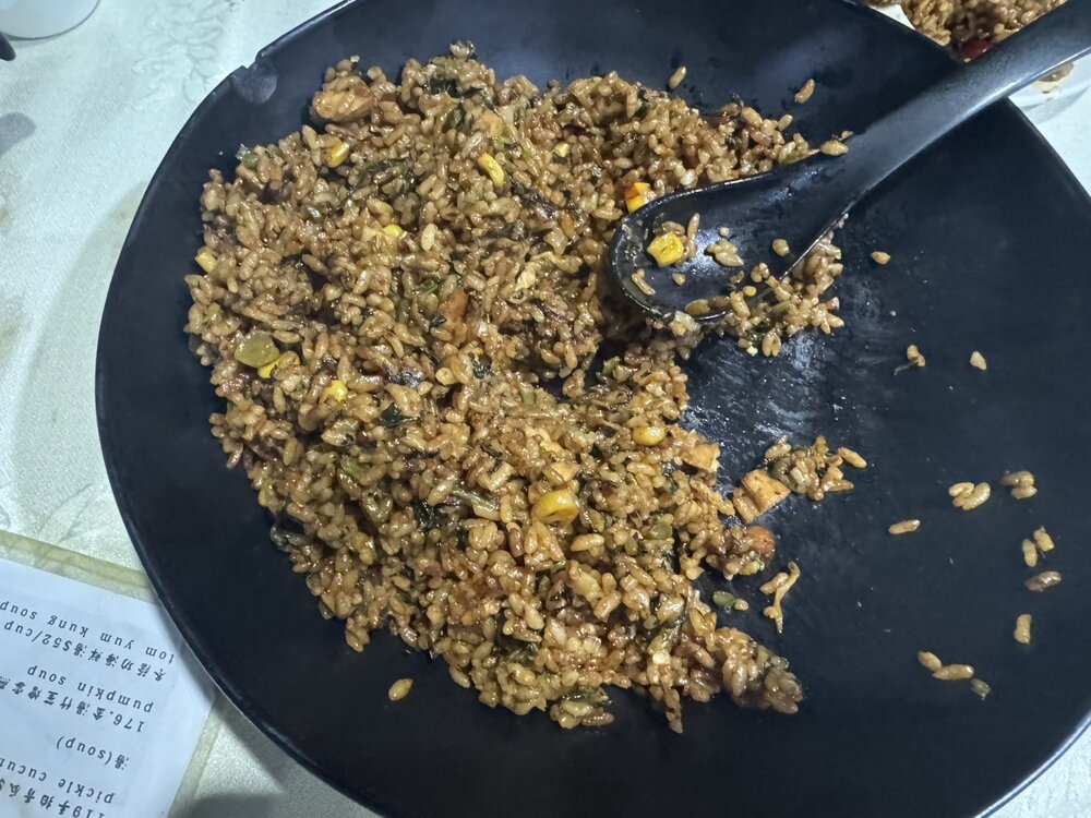 香港のベジタリアン料理店の料理
